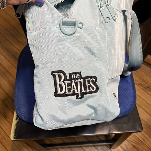 Vera Bradley ReActive Weekender Travel Bag with custom patches. Light blue - Picture 3 of 12